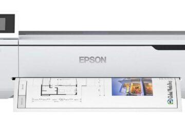 Zu sehen ist das Beitragsbild 1 zum Thema: Epson SureColor SC-T2100 Großformatdrucker