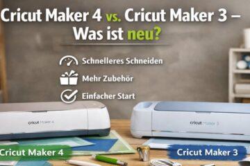 Zu sehen ist das Beitragsbild 1 zum Thema: Cricut Maker 4 vs. Cricut Maker 3 – Was ist neu